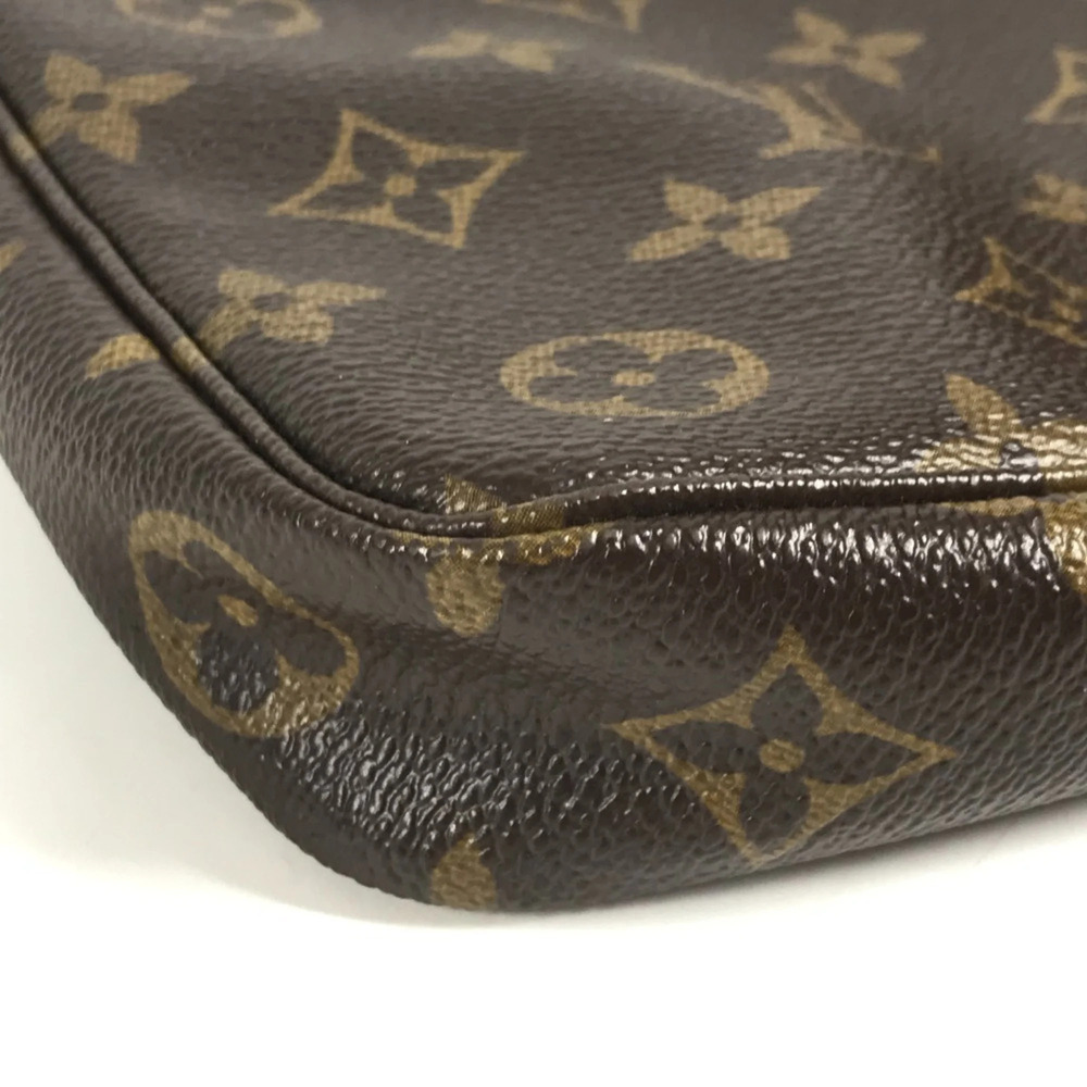 LOUIS VUITTON Brown Monogram Canvas Pochette Mini Bag - Picture 7 of 11
